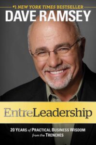 EntreLeadership book cover with smiling man