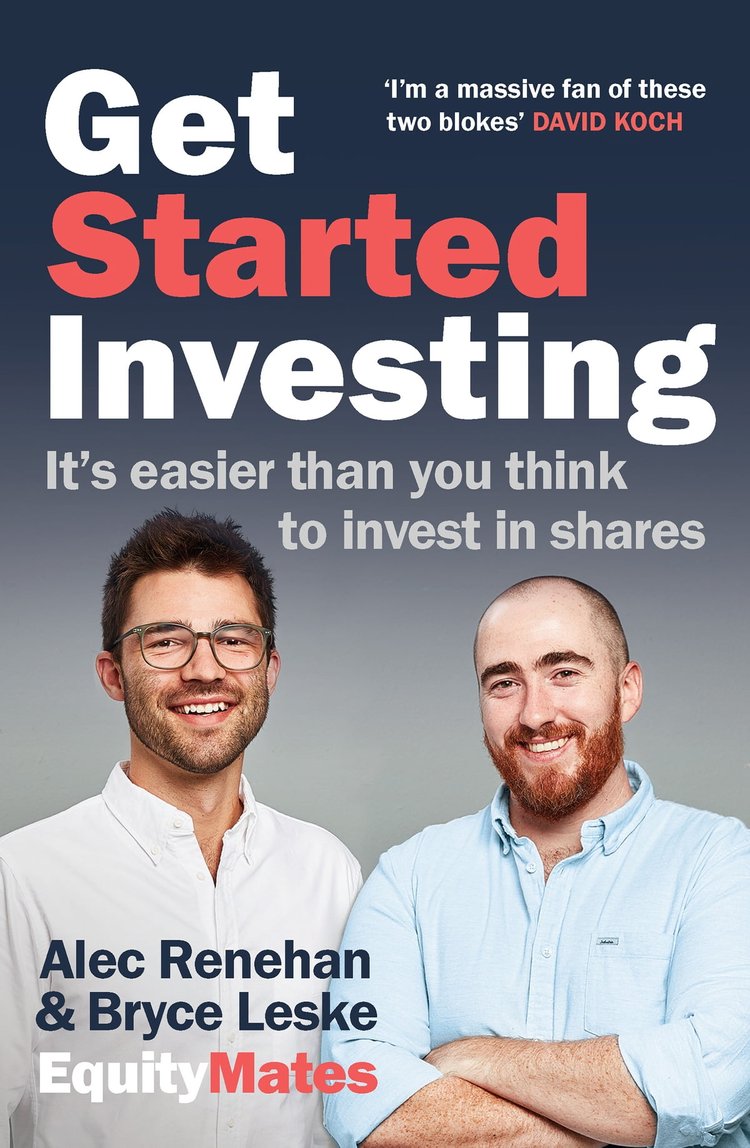 Book cover: Get Started Investing by Equity Mates.