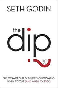 Book cover: The Dip by Seth Godin